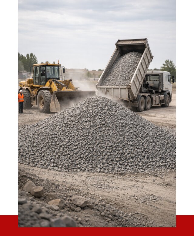 Купить щебень с доставкой в Рославле от 2569 руб. | ПРОНЕРУДРлв