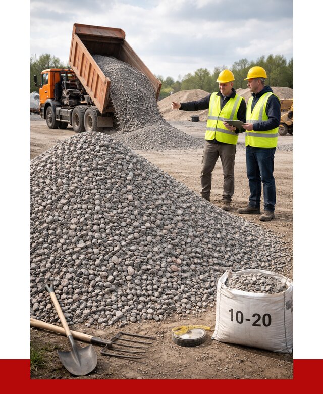 Гранитный щебень фракция 10-20 в Рославле от 4316 руб.|ПРОНЕРУДРлв