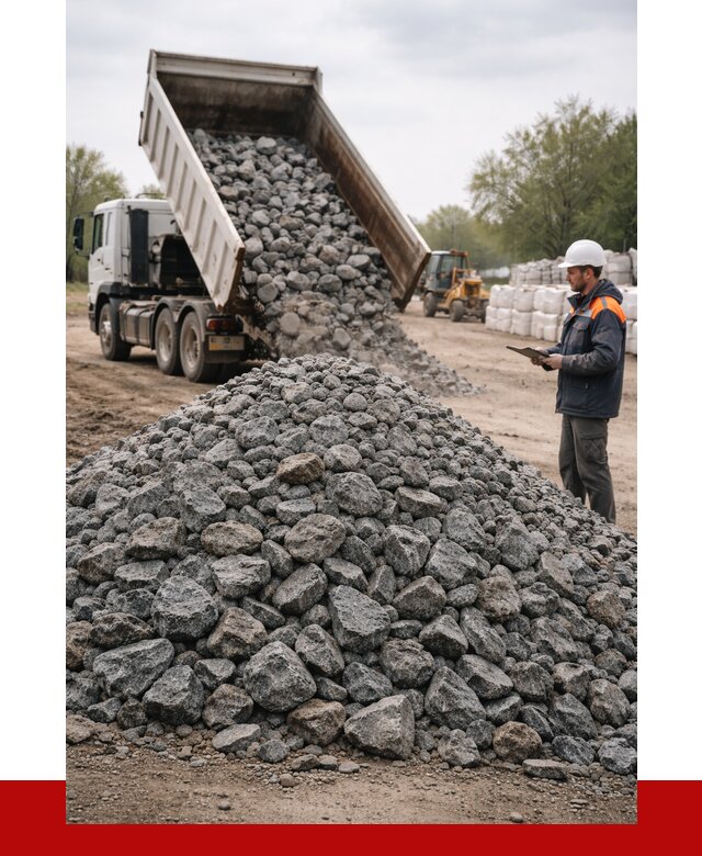 Гранитный щебень фракция 100-200 в Рославле от 4316 р. ПРОНЕРУДРлв