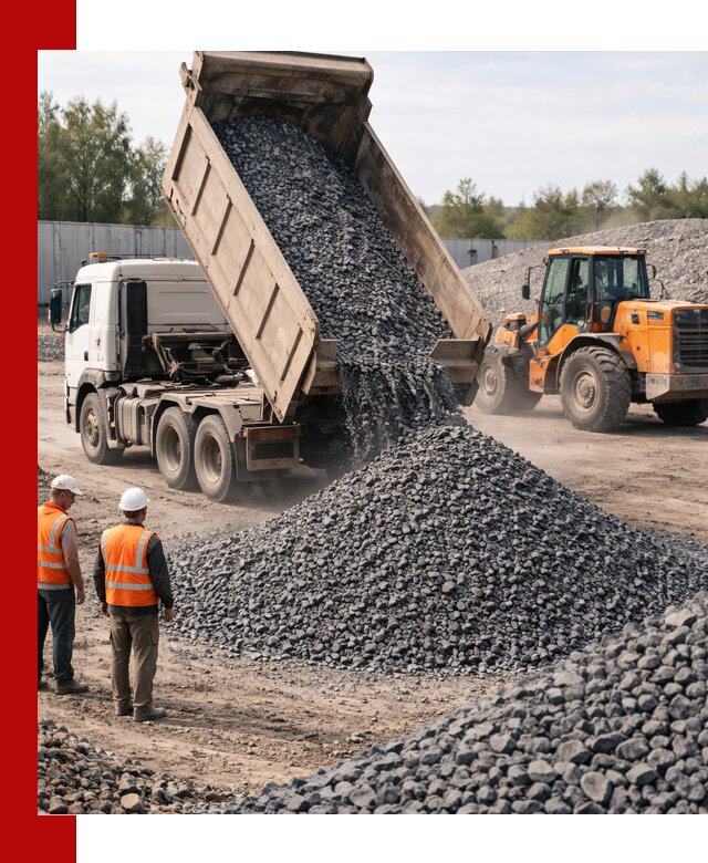 Доставка и продажа щебня габбро-диабаза в Рославле