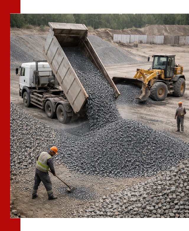 Щебень габбро-диабаз фр. 5-20 с доставкой в Рославле