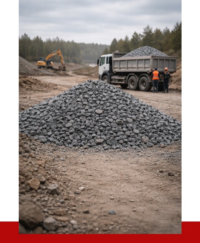 Щебень габбро диабаз фракция 40-70 в Рославле от 2261 р-ПРОНЕРУДРлв