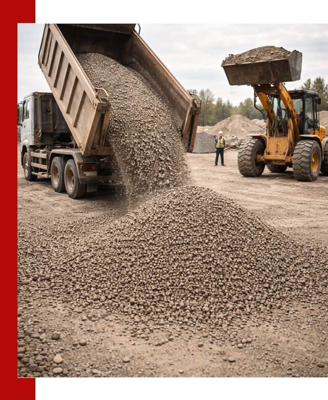 Гравийный щебень фракция 3–10 с доставкой в Рославле