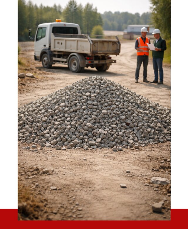 Гравийный щебень фракция 20-40 в Рославле от 1233 р. | ПРОНЕРУДРлв