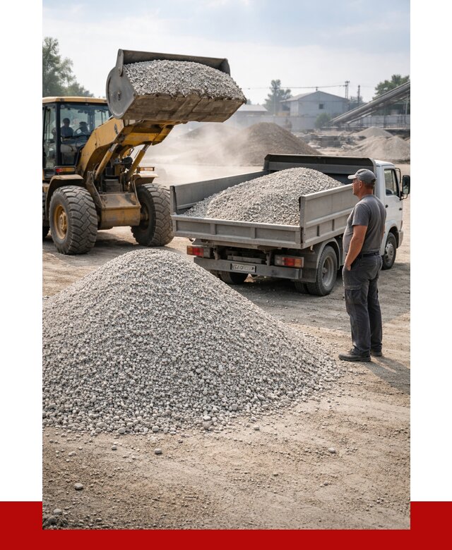 Известняковый щебень фр. 0-5 в Рославле от 4316 р. | ПРОНЕРУДРлв