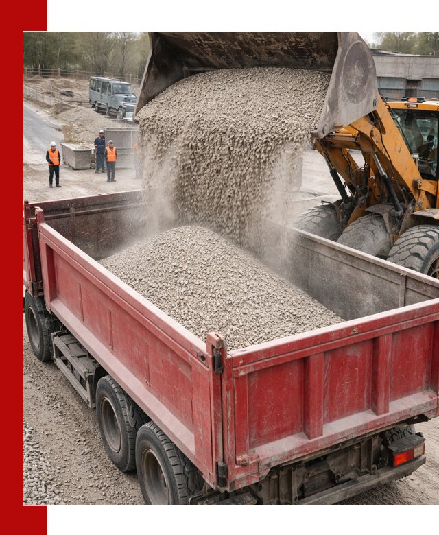 Купить известняковый щебень фракции 0-5 с доставкой в Рославле