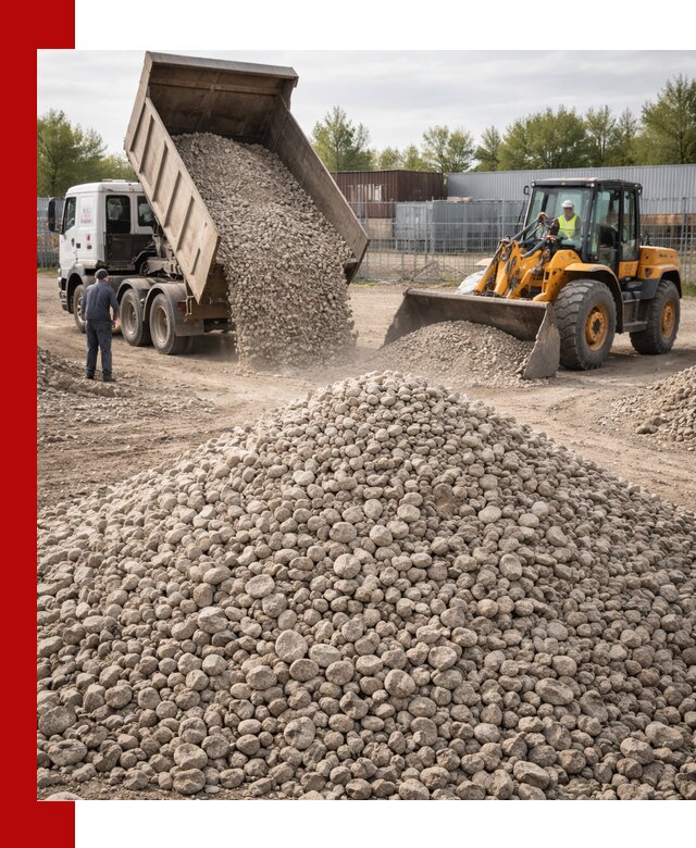 Доломитовый щебень фракции 20–41 с доставкой в Рославле