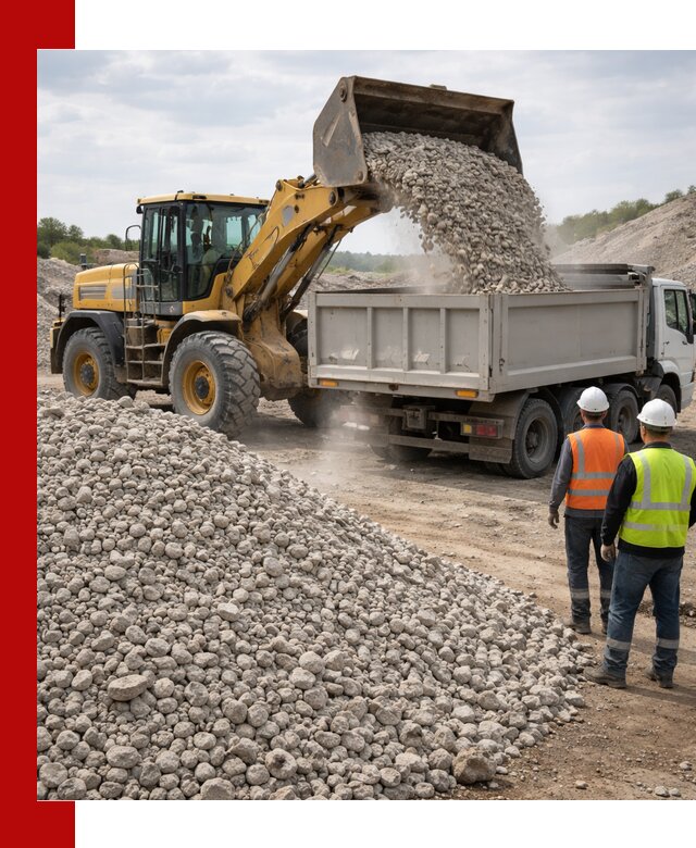 Доломитовый щебень фракция 40–71 доставка и продажа в Рославле