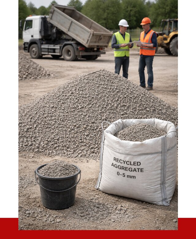 Вторичный щебень фракция 0-5 в Рославле от 1644 р. ПРОНЕРУДРлв