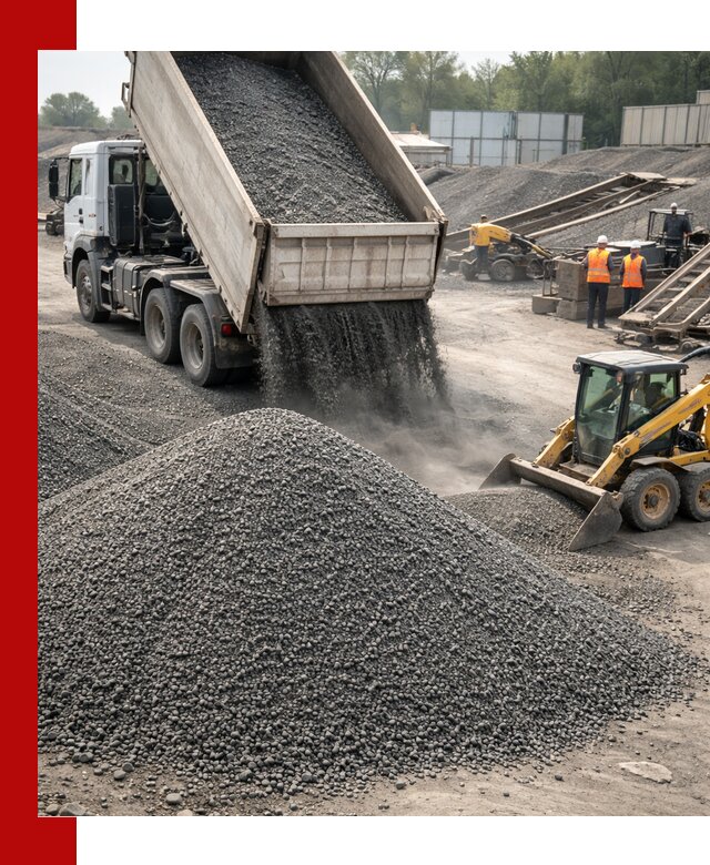 Вторичный щебень фракция 0–5 с доставкой в Рославле