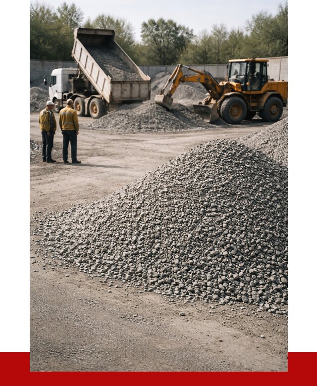 Вторичный щебень фр. 5-20 в Рославле от 1644 р. - ПРОНЕРУДРлв