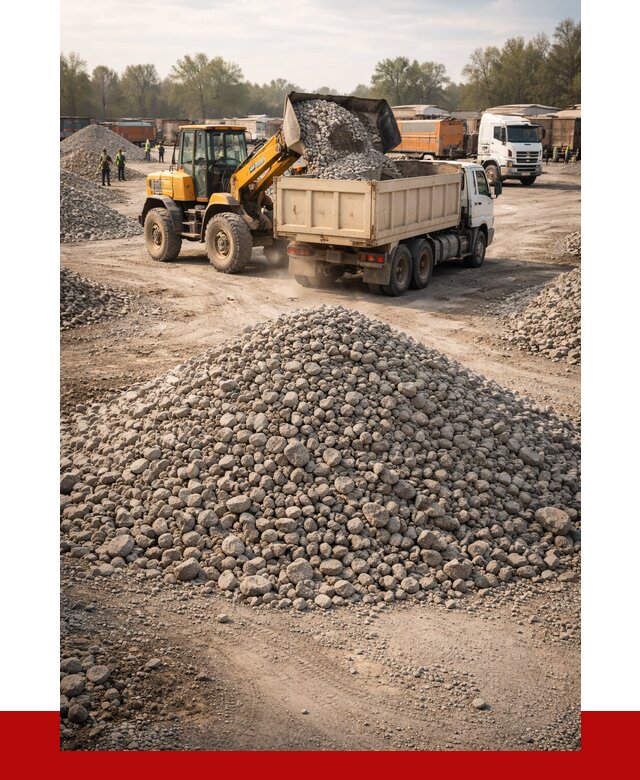 Вторичный щебень фракция 40-70 в Рославле от 1788 р, ПРОНЕРУДРлв