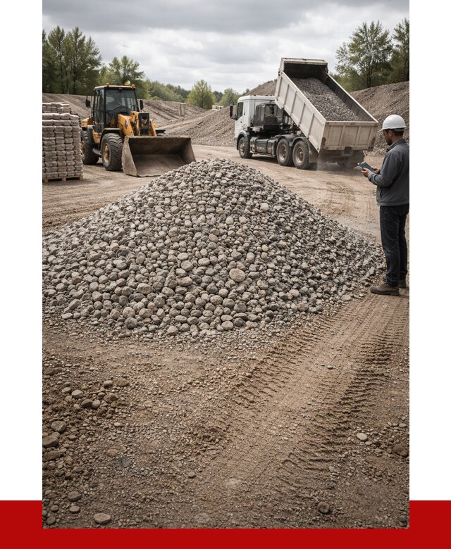 Купить бетонный щебень в Рославле, от 3288 р. ПРОНЕРУДРлв