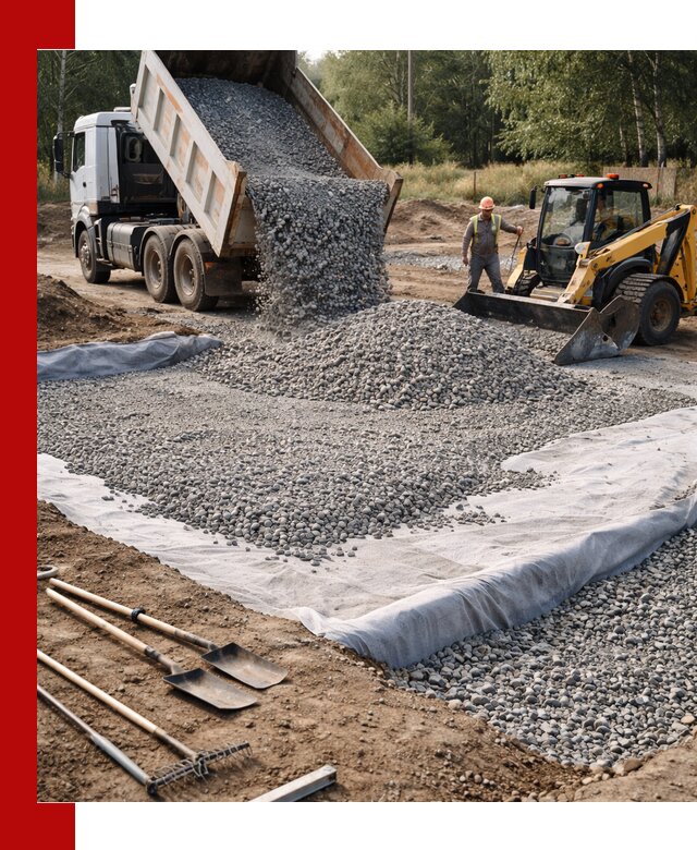 Щебень для фундамента с доставкой в Рославле