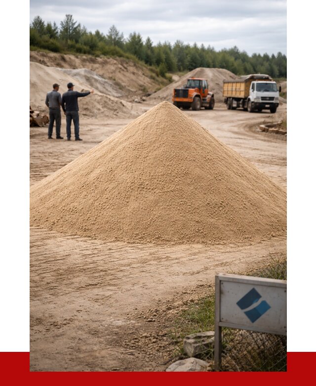 Карьерный песок навалом в Рославле от 1850 р. | ПРОНЕРУДРлв