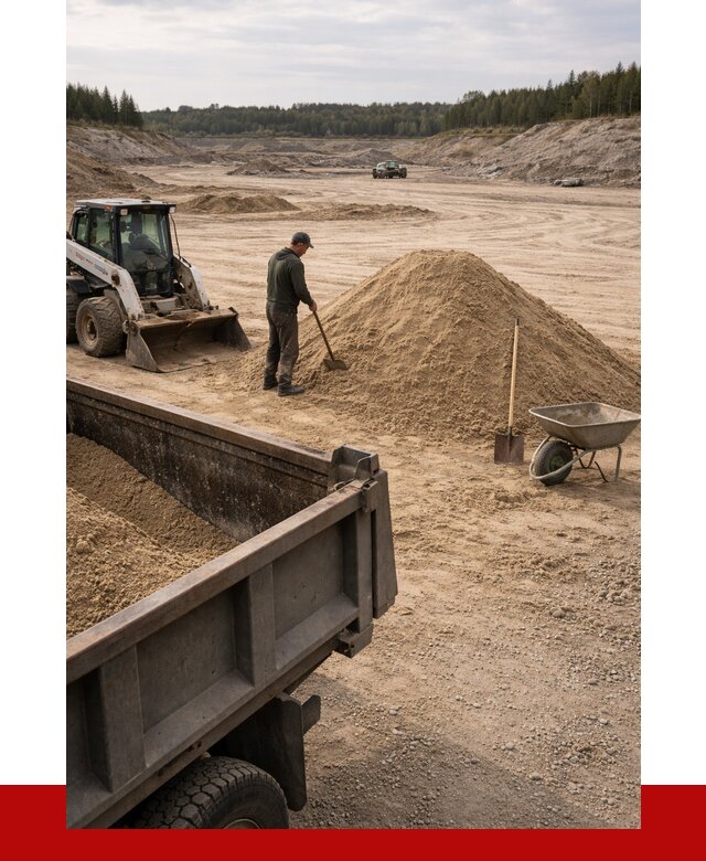 Карьерный песок среднезернистый в Рославле, от 2261 р. ПРОНЕРУДРлв