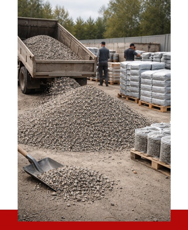 Гравий фракция 5-20 в Рославле купить от 2363 р. ПРОНЕРУДРлв