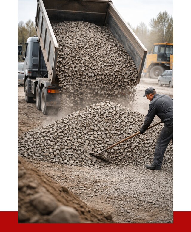 Гравий фракция 20-40 в Рославле от 2569 р. доставка | ПРОНЕРУДРлв