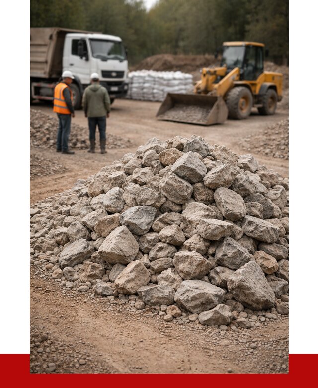 Купить бутовый камень с доставкой в Рославле от 2363 р. | ПРОНЕРУДРлв