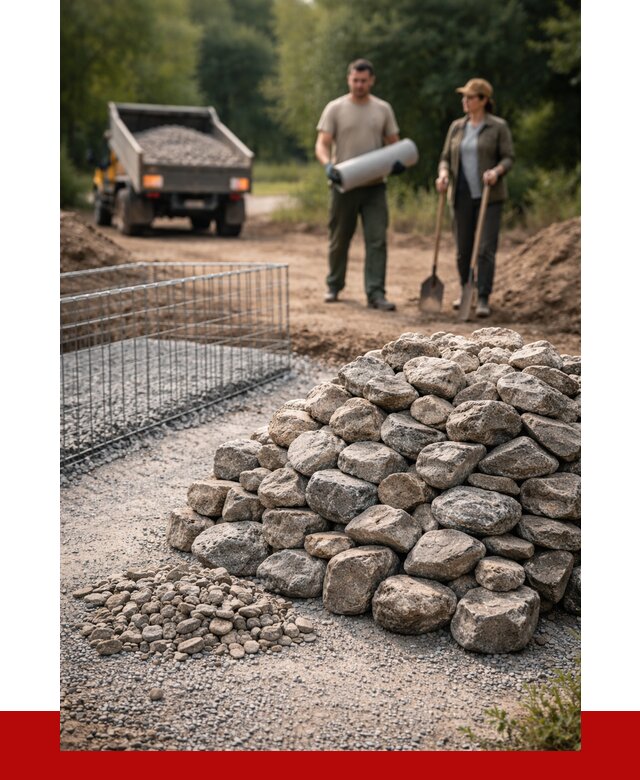 Камень для габионов фракция 100-200 в Рославле от 4932 р. | ПРОНЕРУДРлв