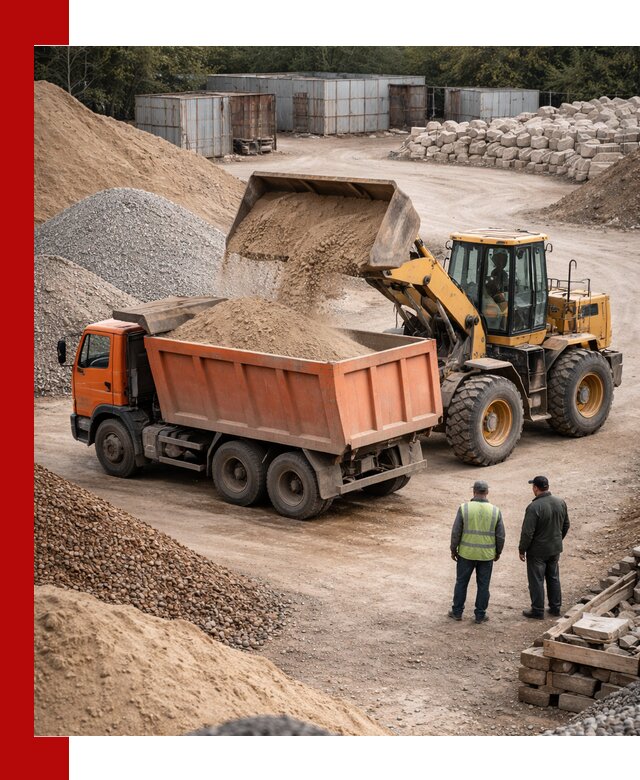 Доставка сыпучих смесей и смесей для стройки в Рославле