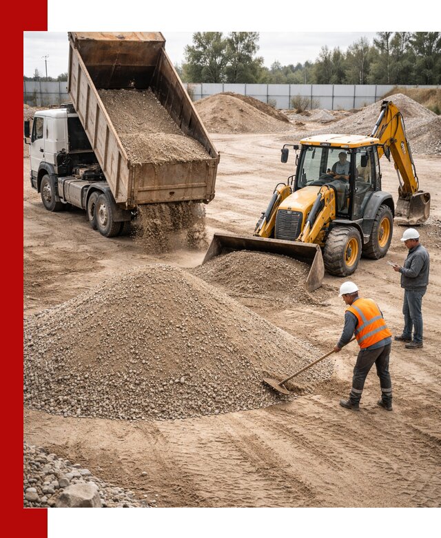 Поставка и доставка ПГС С4 в мешках и самосвалах в Рославле