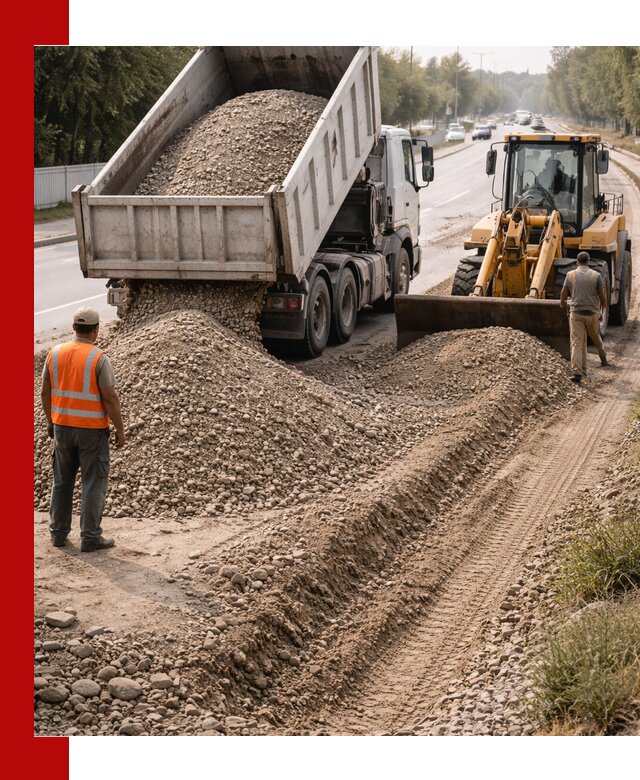Опгс для устройства дорог и подсыпки в Рославле