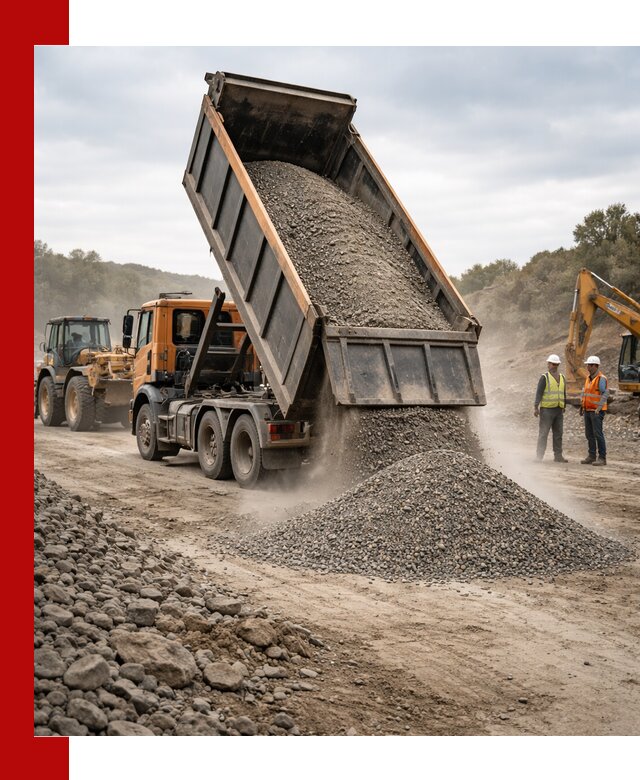 Щебёночно-песчаная смесь ЩПС С1 с доставкой в Рославле