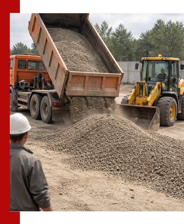 Доставка щпс С8 самосвалами в Рославле от производителя