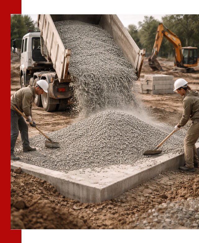 Доставка и продажа отсева для бетона в Рославле