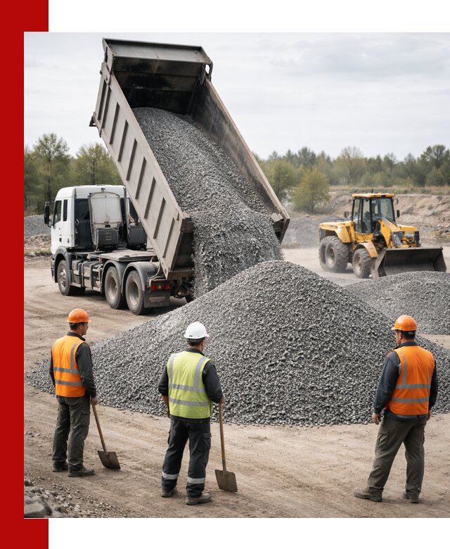 Доставка и продажа гранитной крошки в Рославле