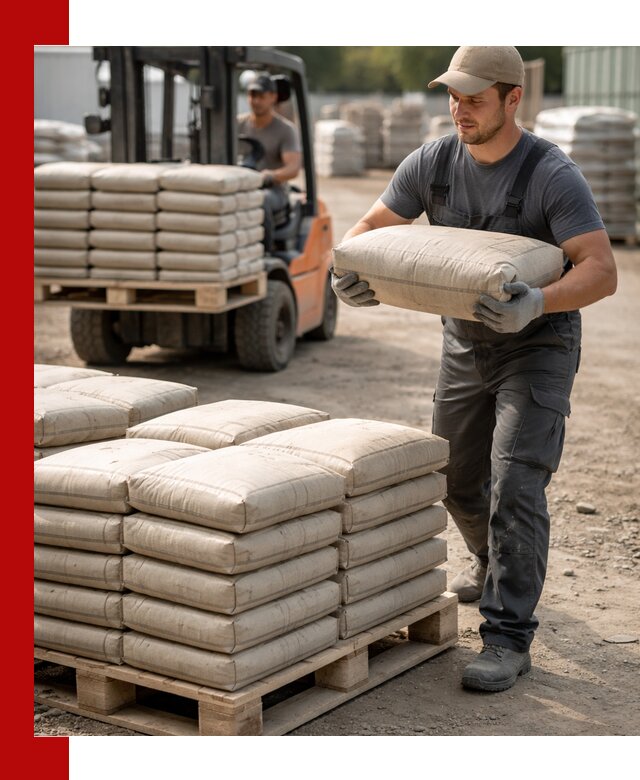 Доставка цемента в мешках оптом и в розницу в Рославле