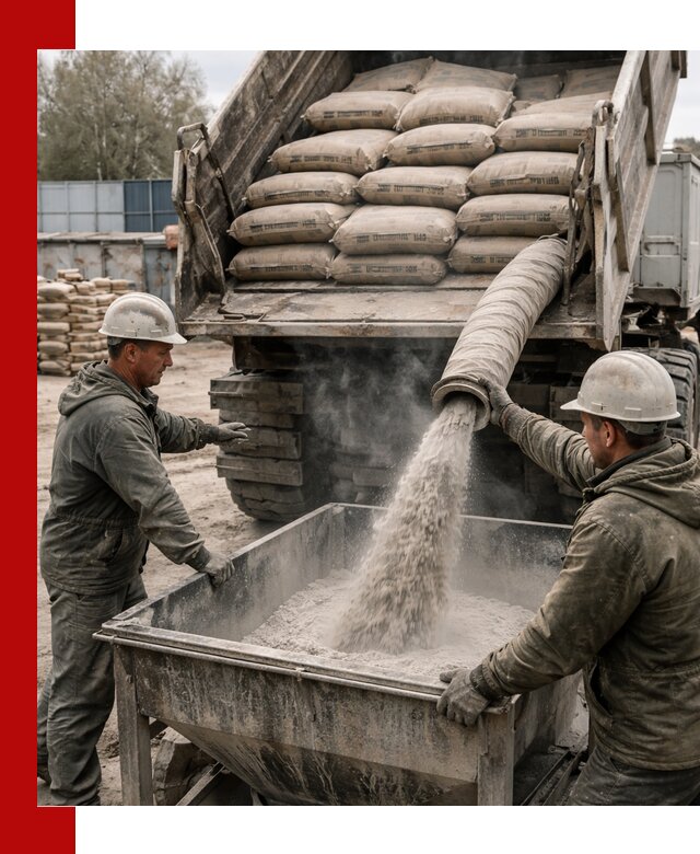 Доставка цемента М400 в Рославле оптом и в розницу