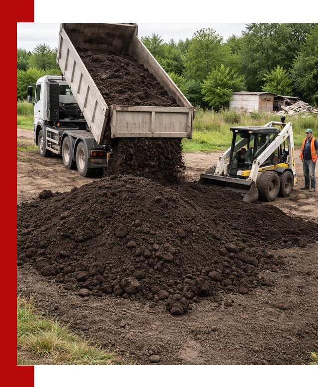 Поставка плодородной земли с доставкой самосвалом в Рославле