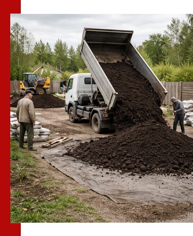 Доставка качественного почвогрунта в Рославле оптом и в розницу