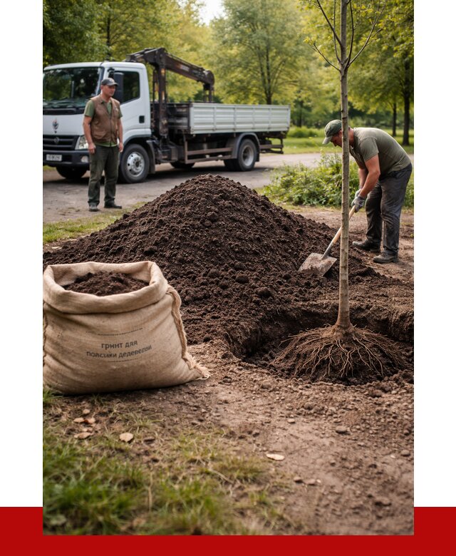 Грунт для посадки деревьев в Рославле от 1233 р. | ПРОНЕРУДРлв
