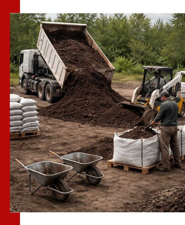 Доставка и продажа торфогрунта в Рославле оптом и в розницу