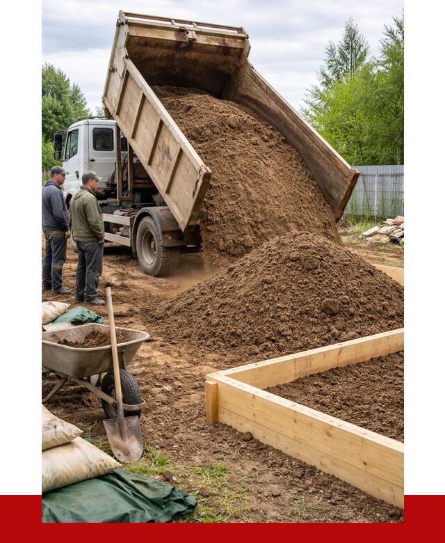 Торфо песчаная смесь в Рославле с доставкой от 1901 р. | ПРОНЕРУДРлв