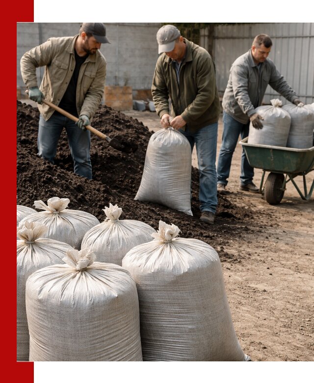 Купить чернозем в мешках с доставкой в Рославле