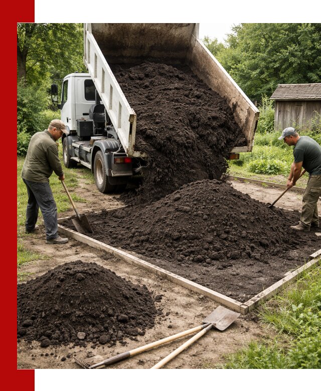 Купить чистый чернозем для огорода с доставкой в Рославле