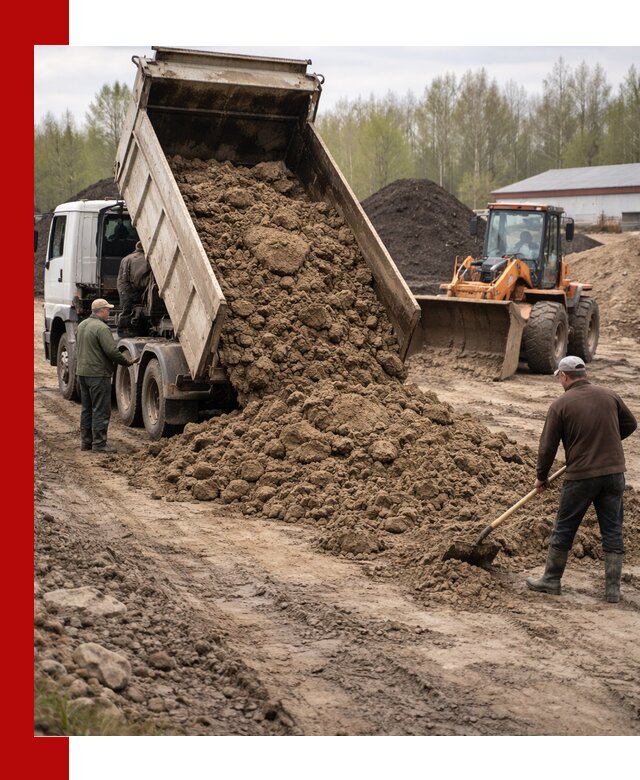 Доставка глин и суглинков в Рославле оптом и вкрай