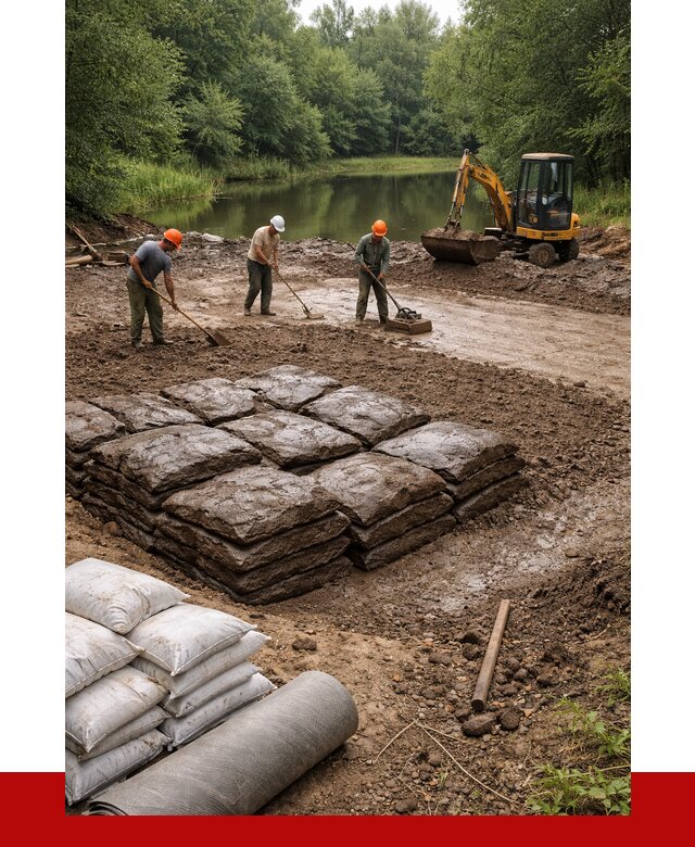 Купить глину для пруда в Рославле от 4624 р. с доставкой | ПРОНЕРУДРлв