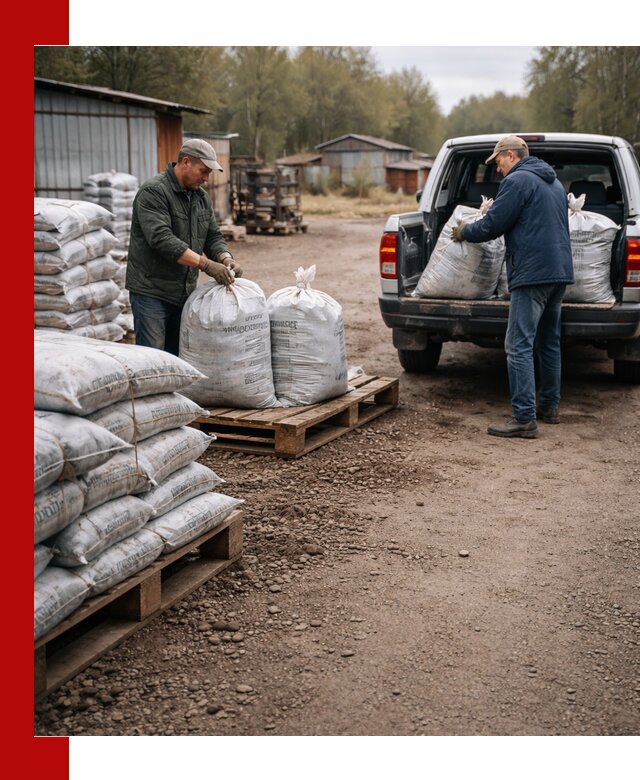 Купить конский навоз в мешках с доставкой в Рославле