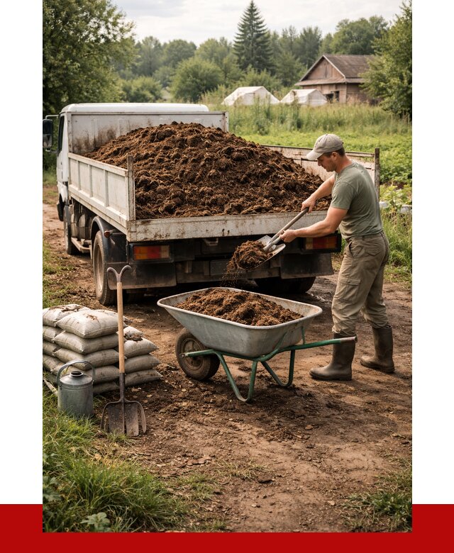 Купить коровий навоз с доставкой в Рославле от 1850 р. | ПРОНЕРУДРлв