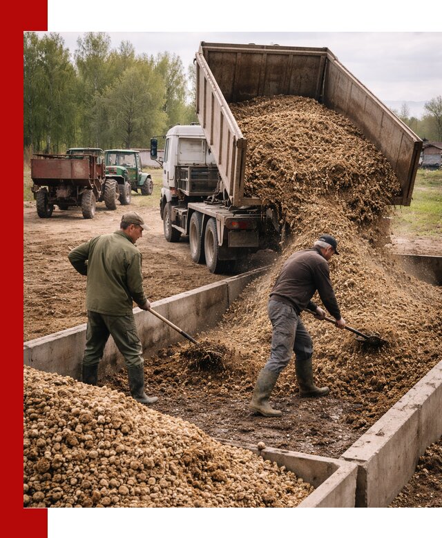 Куриный помет с доставкой в Рославле оптом и в розницу