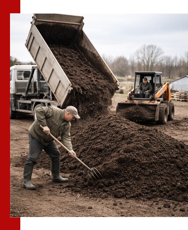 Доставка и продажа перегноя в Рославле быстро и дешево