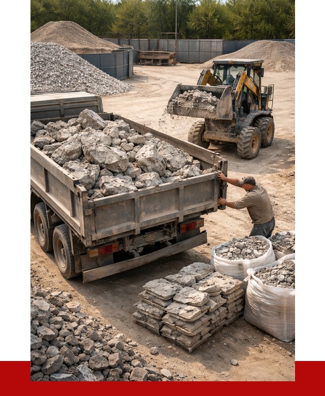 Купить бой бетона с доставкой в Рославле от 4932 р. | ПРОНЕРУДРлв