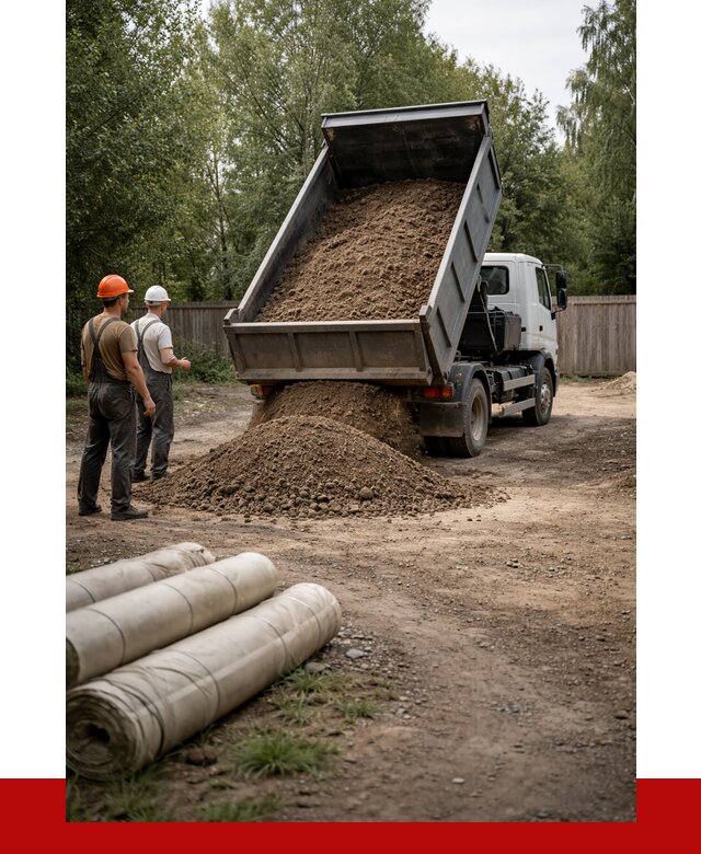 Доставка сыпучих материалов самосвалом в Рославль от 4316 р. | ПРОНЕРУДРлв