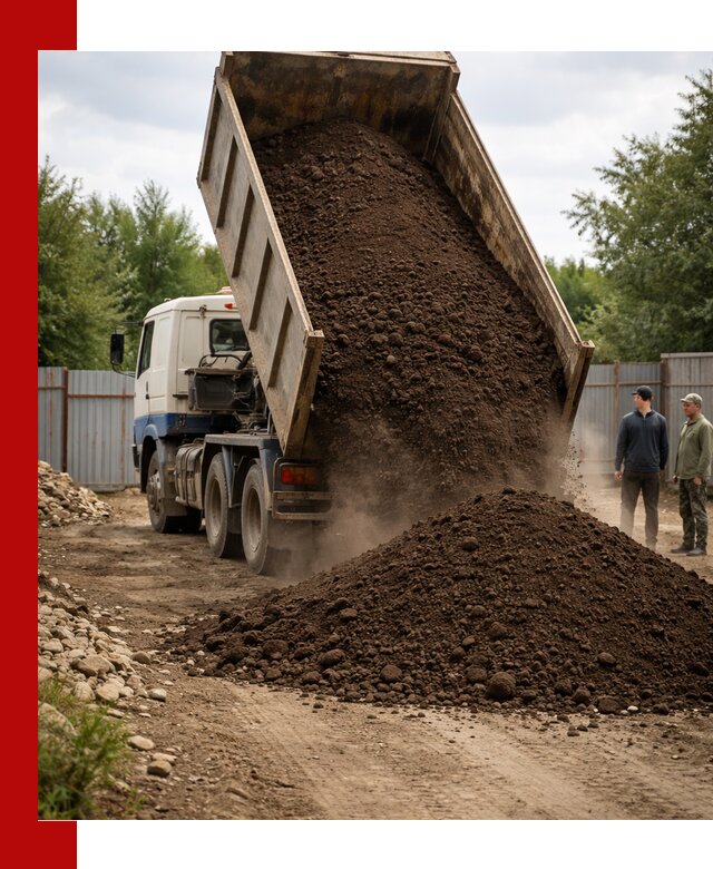 Доставка самосвалом 10 кубов в Рославле быстро и надёжно