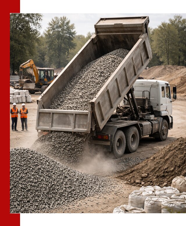 Аренда самосвала в Рославле для доставки сыпучих и нерудных материалов